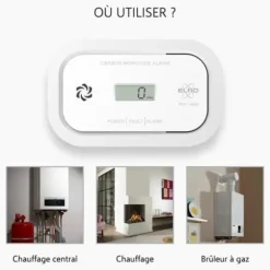 ELRO FC5003 kolmonoxiddetektor - 10 års sensor - med display