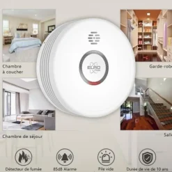 ELRO FF4910 PRO Brandsläckningssats - rökdetektor och kolmonoxiddetektor med 10 års batteri