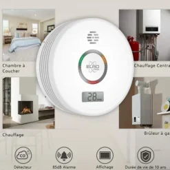 ELRO FF4910 PRO Brandsläckningssats - rökdetektor och kolmonoxiddetektor med 10 års batteri