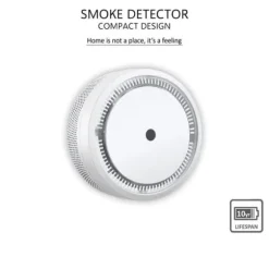 ELRO FS8010 Compact Design Rökdetektor - 10 års batteri - Optisk sensor - Vit