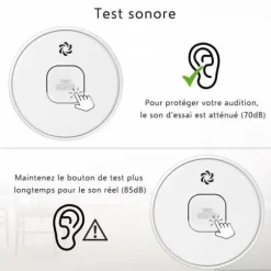 ELRO FS2010 rökdetektor med 10 års batteri - EN14604:2005/AC:2008 kompatibel