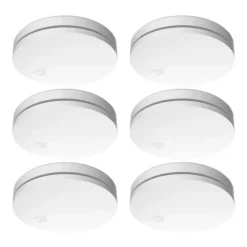 ELRO FS4610 ultraplatt rökdetektor med 10 års batteri - Q-etikett - EN14604:2005-AC:2008 - 6 stycken