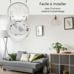 ELRO Pro PK4910 kolmonoxiddetektor - automatiskt självtest - 10 års batteri