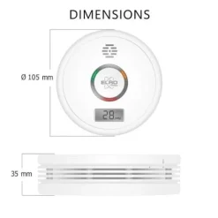ELRO Pro PK4910 kolmonoxiddetektor - automatiskt självtest - 10 års batteri