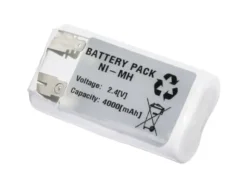 Emmerich 2443FA4000R Batteri för nödlampa U-formad 2,4 V 4000 mAh