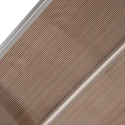 Entrétak 75×195×23 cm – polykarbonat, sol- & regnskydd, brunt