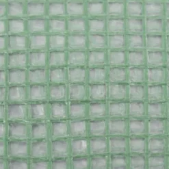 Ersättningsskydd för växthus - Grön - 200x450x200 cm - 6 fönster - 1 dörr - PE