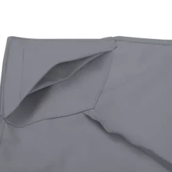 Ersättningstak 3x3 m för metallpaviljong, vädertåligt polyester, mörkgrå