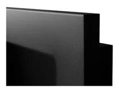 Etanolkamin Bioethanol väggmonterad biospis 65 x 40 x 12 cm matt svart Biopanna miljövänlig biospis