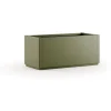 Ethica rektangulär blomlåda 80 cm grön