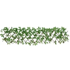 Expanderbar konstväxt murgröna för insynsskydd - Dekorativ spaljé | Färg: Grön | Storlek: 180x30 cm