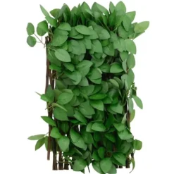 Expanderbar konstväxt murgröna för insynsskydd - Dekorativ spaljé | Färg: Grön | Storlek: 180x30 cm