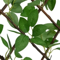 Expanderbar konstväxt murgröna för insynsskydd - Dekorativ spaljé | Färg: Grön | Storlek: 180x30 cm