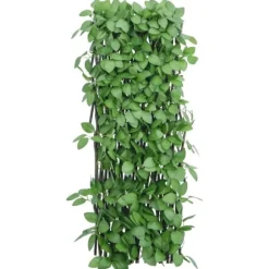 Expanderbar konstväxt murgröna spaljé - Dekoration och insynsskydd | Färg: Grön | Storlek: 180x65 cm