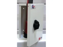 Falck strålrörsskåp - Vit RAL 9010. För skydd av strålrör