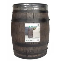 Fatformad vattenuppsamlare - NATURE - Rotationsgjuten PE - 50 liter - Tillbehör ingår