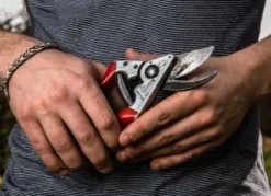 Felco 8, Städ, Gjuten aluminium, Röd, Stål, Rostfritt stål, 21 cm