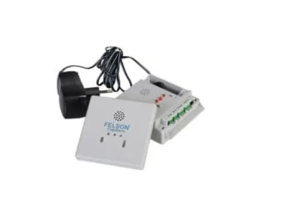 Felson Fugtalarm 5030TI-A - Fugtalarm m. relæ m. 230V stikad. Kan tilsl ekstern sensor.