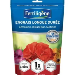 FERTILIGeNE - Långvarigt gödningsmedel Osmocote max Geraniums, Dipladenias, Surfinias 700g