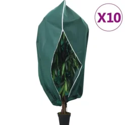 Fiberdukar med blixtlås 10 st 70 g/m² 1x1,55 m