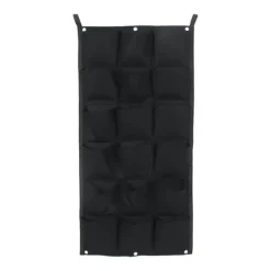 Fickor Vertikala Filt Trädgårdsväxter Vägghängande Planterpåsar 18 Fack 100*50CM