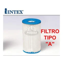 Filterpatroner för pool - INTEX - Paket med 6 - Typ A - 10,9 cm x 20,2 cm - Patronfilter