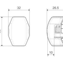Finder 072.11 Nivå-golvsensor för övervakningsrelä 1 st