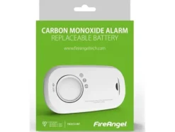 FireAngel FA3313-EUX10, Kolmonoxid (CO), Elektrokemisk givare, Hem, Trådlös, 85 dB, BS EN 50291-1:2018, BS EN 50291-2:2019