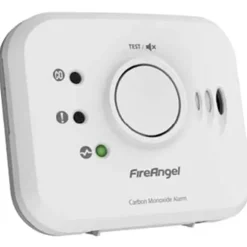 FireAngel NM-CO-10X-INT Kolmonoxid-detektor inkl. 10 års batteri, konverterbar till trådlös batteri Detektering Kolmono