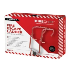 Firechief - FEL730 - 3-vånings hopfällbar stegstege med extra breda steg