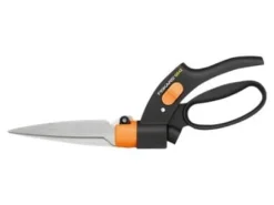 Fiskars Servo-System GS42 - Grässax - fiberglass-reinforced plastic - 32.2 cm - black with orange handle