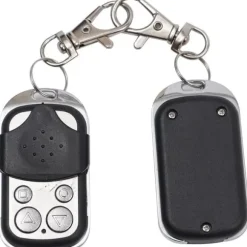 Fjärrkontroller för automatisk skjutgrindsöppnare, 433 MHz, 2-pack, vit (endast fjärrkontroller)