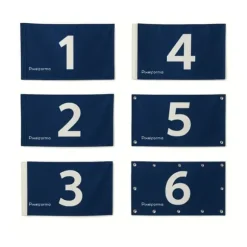 Flagga - Río Cuarto - 160 x 240 cm - Polyester - Tryck på fram- och baksidan - Metallöglor