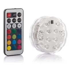 Flerfärgad LED-lampa för pool och SPA med fjärrkontroll