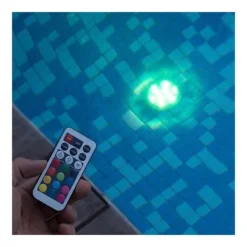 Flerfärgad LED-lampa för pool och SPA med fjärrkontroll