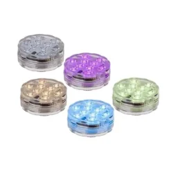 Flerfärgad LED-lampa för pool och SPA med fjärrkontroll