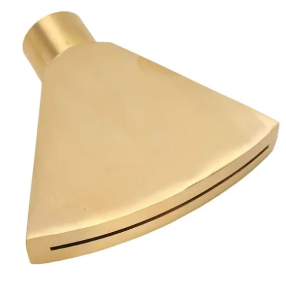 Fläktformat fontänmunstycke G1 tum Mässing, platt munstycke sprutmunstycke fontänsprinklerhuvud för trädgårdspool damm landskapsplanering