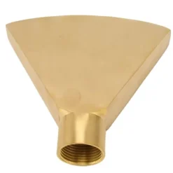 Fläktformat fontänmunstycke G1 tum Mässing, platt munstycke sprutmunstycke fontänsprinklerhuvud för trädgårdspool damm landskapsplanering