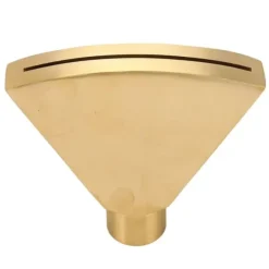 Fläktformat fontänmunstycke G1 tum Mässing, platt munstycke sprutmunstycke fontänsprinklerhuvud för trädgårdspool damm landskapsplanering