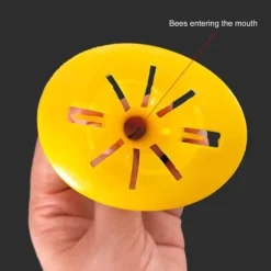 FÄLLA FÖR HEMSKADAD 5 st getingfångare Dödstratt Plast inomhus utomhus stil-Gul1