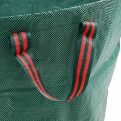 Fällbar Trädgårdssop påse med handtag 4 st | Kapacitet: 300 L | Färg: Grön