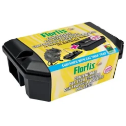 FLORTIS CONTENITORE MED RÅTTFÄNGARE SKYDD HEM DJUR GNAWARE