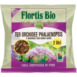 FLORTIS TERRICCIO ORKIDÉER/PHALAENOPSIS 2LT VÅRD FÖR VÄXTER INOMHUS UTOMHUS