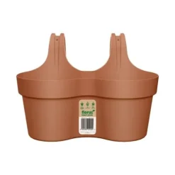 FLORUS BALCONETTA PARIS BALKONGHÄNGARE DUO TERRAKOTTA