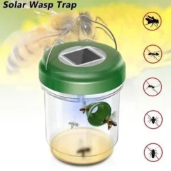 Flug-, geting- och myggfälla; Bug Catcher, Hornets - Soldriven med LED-ljus