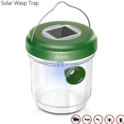 Flug-, geting- och myggfälla; Bug Catcher, Hornets - Soldriven med LED-ljus