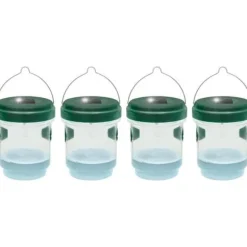 Flugfälla - Gardigo - Solenergi - Blå LED - Paket med 4 - Insektsbekämpning