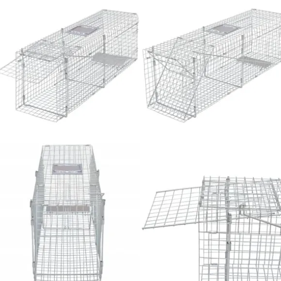 Fånga levande-fälla 100 cm galvaniserad - Levande Fälla - Levande Fällor - Home & Living