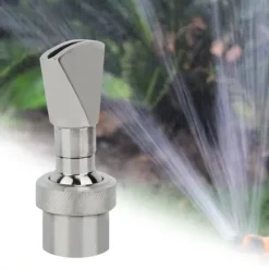 FNPT 6'' DN20 trädgårdsfontän i rostfritt stål, dammvattenmunstycke, fläktformad sprinkler