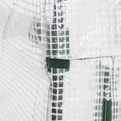 Folieväxthus 70x50x160 cm med 4 hyllplan, vitt – tomathus/drivbänk